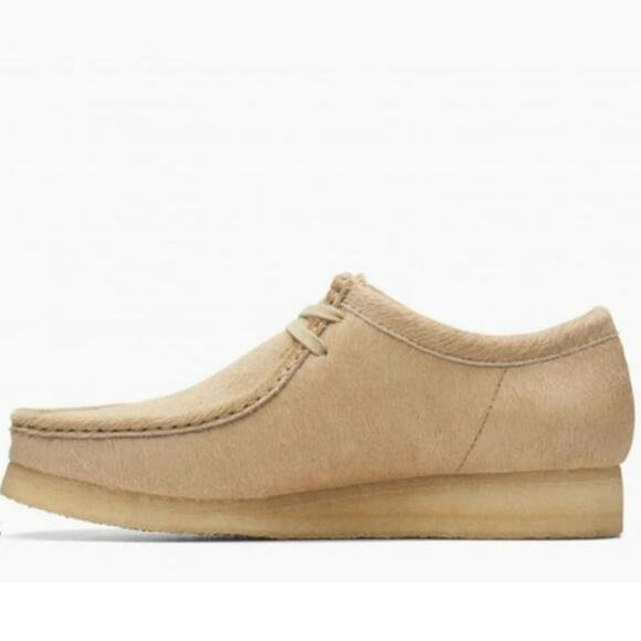 Clarks Originals Wallabee Fur Slip On Casual Shoe Maple Hair- Men's 12- 26173635 - Picture 1 of 12